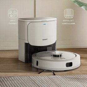 Resim Homend Alex Laser Power+ 1287H Toz Hazneli Moplu Halı Tanıyan Robot Süpürge 