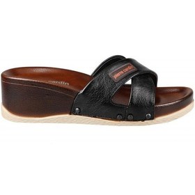 Resim Pierre Cardin Pc-3217 Ortopedik Siyah Kadın Terlik 
