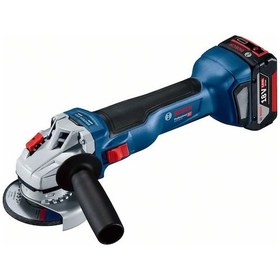 Resim Bosch Professional GWS 18V-10 5.0Ah Çift Akülü Taşlama Makinesi - L-Boxx - 06019J4004 
