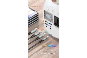 Resim Konfulon CN01 Powerbank 45.000 Mah Kamp Şarj Pd - Beyaz 