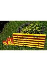 Resim BELİNAY ÇOCUK DÜNYASI Kırmızı-sarı Tır Rafı-boş Kasa 