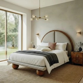 Resim Latanwood Pree Ahşap Karyola 