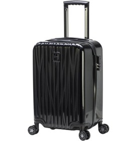 Resim Louisiana Polo Kabin Boy %100 Polikarbon Valiz Parlak Siyah 1815 Siyah 