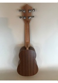 Resim Ahola 4 Telli Masif Maun Ağacı Profesyonel Ukulele Gitar 