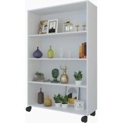Resim Kenzlife mutfak dolabı raziye 128*090*030 byz tekerlekli banyo evrak ofis ayakkabılık kiler 