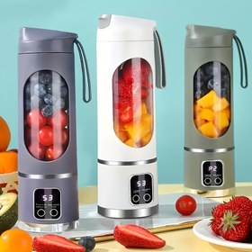 Resim Mini Elektrikli Meyve Sıkacağı, Taşınabilir Çok Fonksiyonlu Blender - Soja Sütlü/Smoothie ve Buz Kırma için Seyahat, Parti & Kamp Açık Hava Etkinliklerine Uygun, Şık Çözüm, Kompakt Tasarım, Kolay Temizlenebilir, Çok Yönlü Sağlık Meraklılarına Özel, Küçük Taşınabilir Meyve Sıkacağı,Meyve Suyu Karıştırıcı,Taşınabilir Meyve Sıkacağı ve Blender,Smoothie Şişesi 