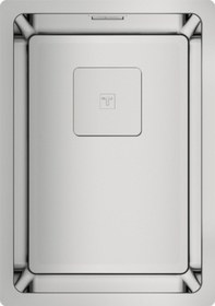 Resim Teka Fle x linea Rs15 2B 27.40 Tek Hazneli Tezgahüstü/Tezgahasıfır (Flush) Tezgahaltı Paslanmaz Çelik Eviye - 115000016 