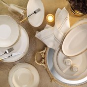 Resim Aryıldız Elif Aria Gold 30 Parça 6 Kişilik Yemek Takımı 