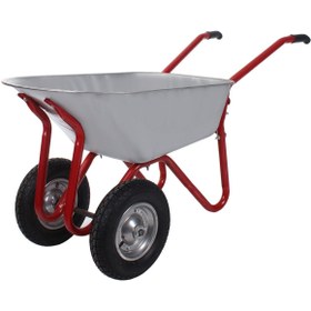 Resim Kanat Plus Galvanizli Iki Teker Demonte El Arabası Şişme 350-7 Ebat Teker 0.90 Mm Sac 