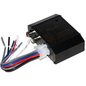 Resim 12v Araba Ses Hoparlörü Yüksekten Düşük Seviyeye Dönüştürücü Adaptör 