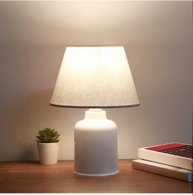 Resim Homing Casey Konik Başlıklı Abajur Ayd-2648 Krem 