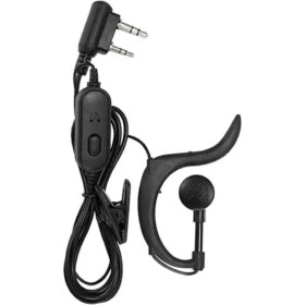 Resim Mbl Baofeng BF-E88 / BF-88E Bas Konuş Mikrofonlu Telsiz Kulaklığı K Tip 