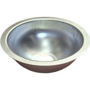 Resim 27 Cm Yuvarlak Evye Mat Krom Eco Yatek Karavan Tekne 