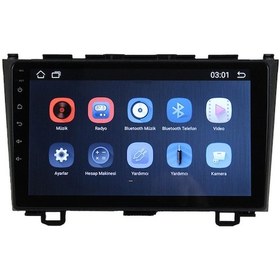 Resim Honda Crv Old 2007-2012 9 inç 4-64 GB PRO Android Carplay Multimedya 