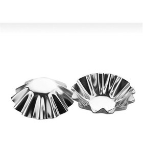 Resim 6 Lı Çelik Tartolet Kek & Kurabiye Kalıbı Metal Metalik Diğer 