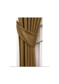 Resim Evdepo Home Deniz Soft Pileli Fon Perde Deve Tüyü Hardal 