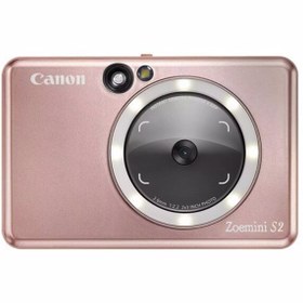 Resim Canon Zoemini S2 Şipşak Fotoğraf Makinesi (Rose Gold) 