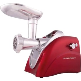 Resim Kırmızı Renkli Et Kıyma Makinesi, Güçlü ve Pratik Kullanım Için Tasarlandı 