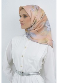Resim Armine Saf İpek Sura Eşarp-2026 İlkbahar-yaz- 950500d Somon-gri 