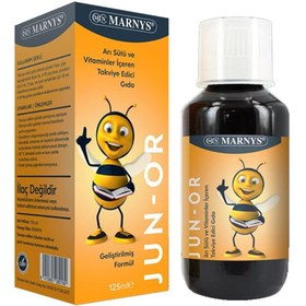 Resim Marnys Junor Arı Sütü ve Multivitamin Şurup 125 ml 
