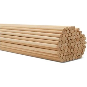 Resim Ahşap Bambu Maket Patates Kızartma Çubuğu Çöp Şiş - Boy : 35 Cm./ En : 5 Mm. - 100 Adetlik 1 Paket 