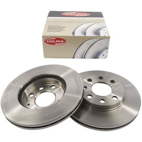 Resim Renault Clio III 3 Ön Fren Diski Hava Kanallı Delphi 7701207795 