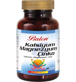 Resim Balen Kalsiyum Magnezyum Çinko 90 Kapsül Dikkat 