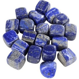 Resim Tamburlanmış Küp Doğal Lapis Lazuli Taşı Kütle Parça 