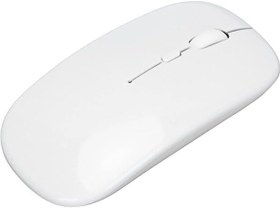 Resim Bluetooth fare, şarj edilebilir hafif kablosuz fare, MacBook Pro/Air/Android/iOS tablet/dizüstü bilgisayar/PC/Mac/bilgisayar (Beyaz) 