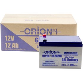Resim Orion 12v 12ah 4 Adet Bakımsız Jel Akü 