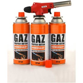 Resim Evimdeyokyok Kamp Ocak Gazı Valfli Kartuş Pürmüz Eco 6'lı Set 