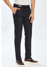 Resim Ecer Liffey Pleated Kargo Pantolon-lacivert Lacivert 