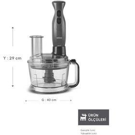 Resim Karaca Pro Multimax 6in1 Space Gray 2000 W Mutfak Robotu (Outlet) 