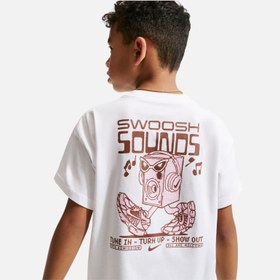 Resim Nike Sportwear Tee M90 Swoosh Sounds Çocuk Tişört 