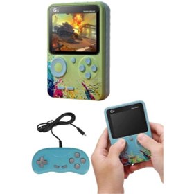 Resim Televizyona Bağlanan Çift Joystick Taşınabilir Klasik Retro Oyunlu 