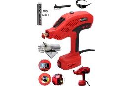 Resim 300 Amper Çift Kartlı Turbo Soğutma El Tipi Invertör Tabanca Kaynak Makinesi 100 Elektrot Hediyeli 