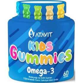 Resim Atavit Kids Gummies Omega 3 60 Tablet 