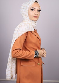 Resim Moda Kaşmir Karamel Serisi Medine Ipeği Şal - Renk-05-65 
