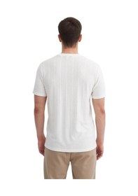 Resim Cazador Erkek Regular Fit Bisiklet Yaka Tişört 4203 Ekru 
