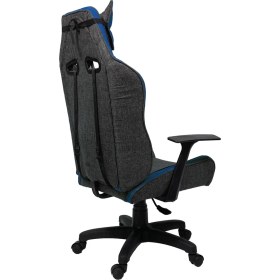 Resim Rebelx Kumaş Kaplama Ergonomik Oyuncu Koltuğu Sabit Kolçaklı Yüksek Sırtlı Ayarlanabilir Yükseklik 