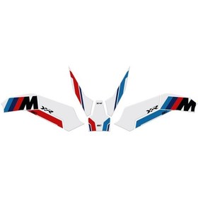 Resim GP Kompozit BMW S 1000 XR 2020-2024 Uyumlu Tank Pad Seti Beyaz 