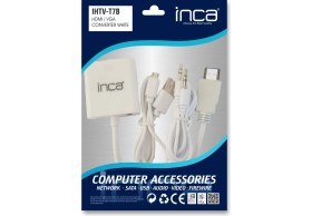 Resim Inca Ihtv-7tb 0.15 M HDMI To VGA + Ses Dönüştürücü 