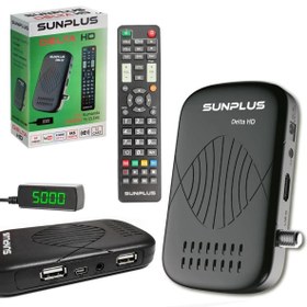 Resim UYDU ALICI MİNİ FULL HD YOUTUBE UCAST SUNPLUS DELTA HD (1 YIL IKS HEDİYE+ IPTV) 