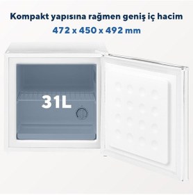 Resim Kumtel 31L HFR-50 Mini Dondurucu 