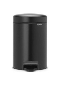 Resim Brabantia Çöp Kutusu Newicon Pedallı 3 Lt Matt Black Siyah 