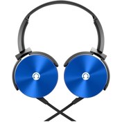 Resim Preo My Sound Ms09 Kablolu Kulakustu Kulaklık Mavi 