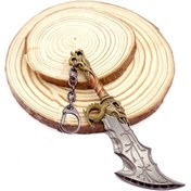Resim new fly God Of War Gow Ragnarok Kratos Blade Of Chaos Kaosun Bıçakları Anahtarlık Metal 