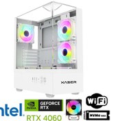 Resim Xaser XSR1101 i5-12400F 32 GB 1 TB M.2 NVMe SSD 8 GB RTX4060 Free Dos Masaüstü Oyuncu Bilgisayarı Beyaz 