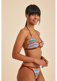 Resim Amarelle Hawaii Mocha Balensiz Üçgen Bralet Bikini Üst Kahverengi 