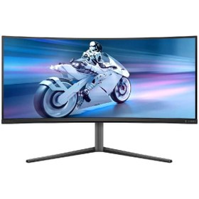 Resim Philips Evnia 34" 34M2C6500 175Hz 0.03ms Adaptive Sync HDR400 WQHD QD OLED Curved Gaming Monitör 